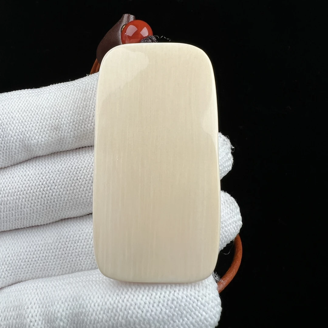 P4007天然猛犸牙金皮 肥皂无事牌27*53*11mm支持鉴定 假一罚四