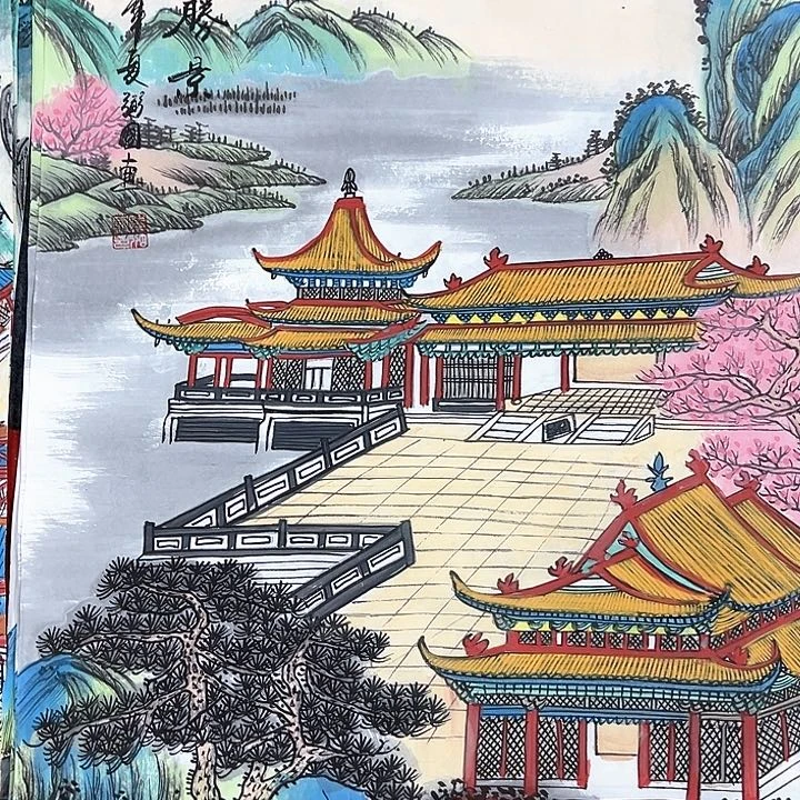 横款纯手工纯手绘包邮哦