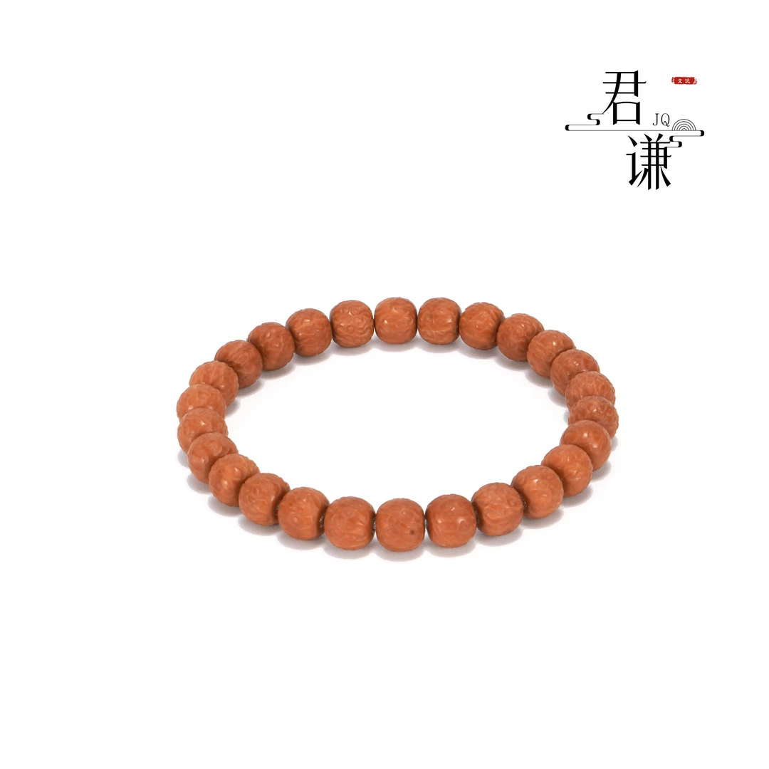 【君谦】猴头核桃波澜亮面质感文玩男女士盘玩手串匠心手作小馒头料