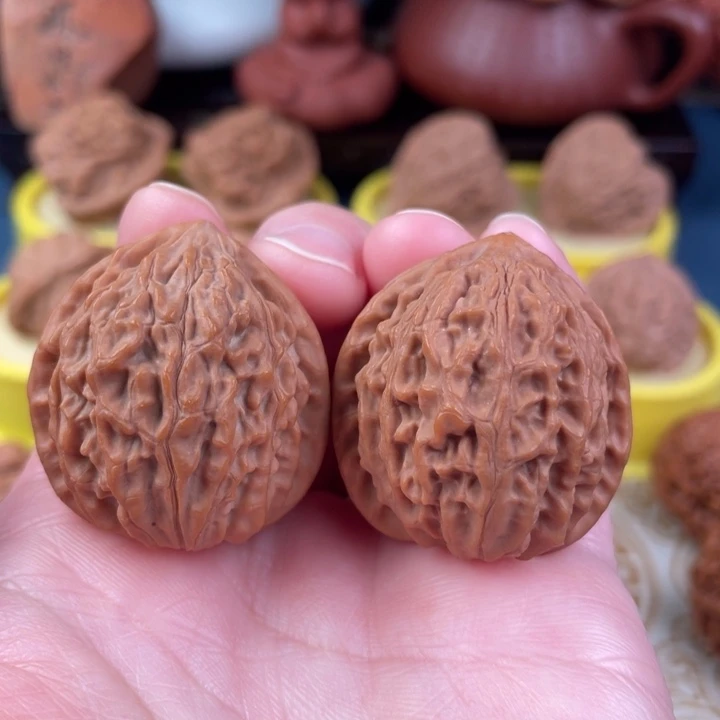 吊坠文玩核桃金牛34