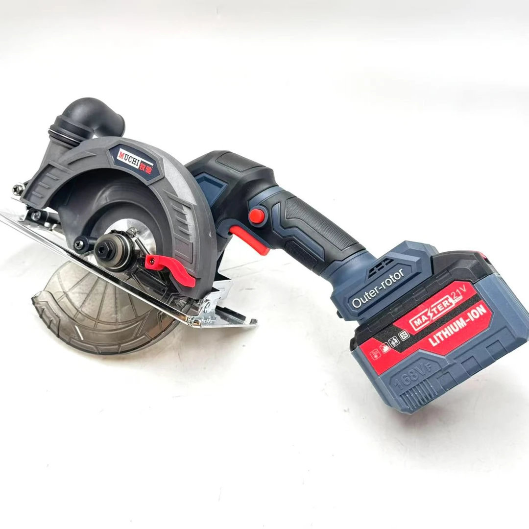 牧驰 6.5寸外转子电机15节电池新款纯铜无刷工业款电圆锯一电一充