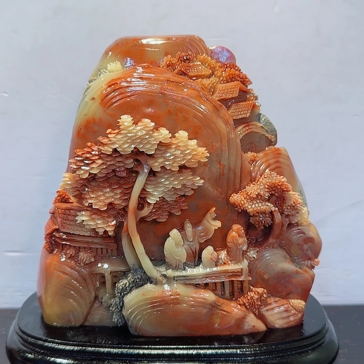 随***栖寿山石寿山石摆件精品