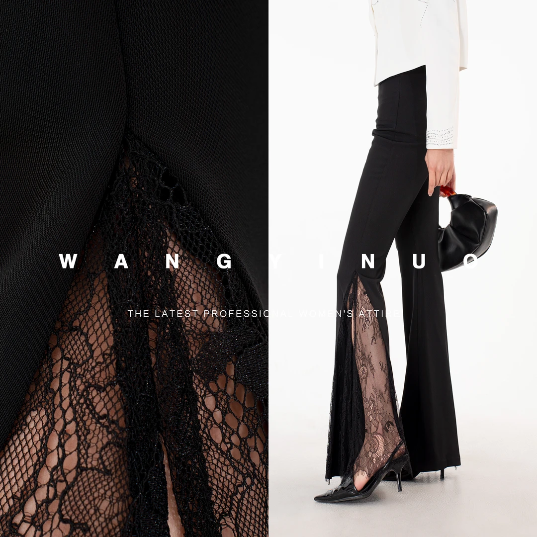 MD定制·依诺【漫步海边】2025春季新款时尚休闲百搭显瘦休闲裤子