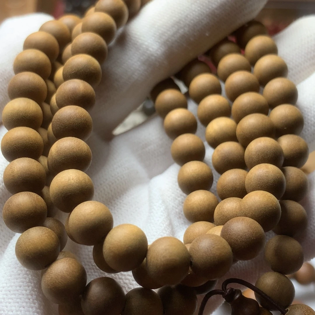 檀香木手串/手链0.8顺纹多圈福利老山檀香