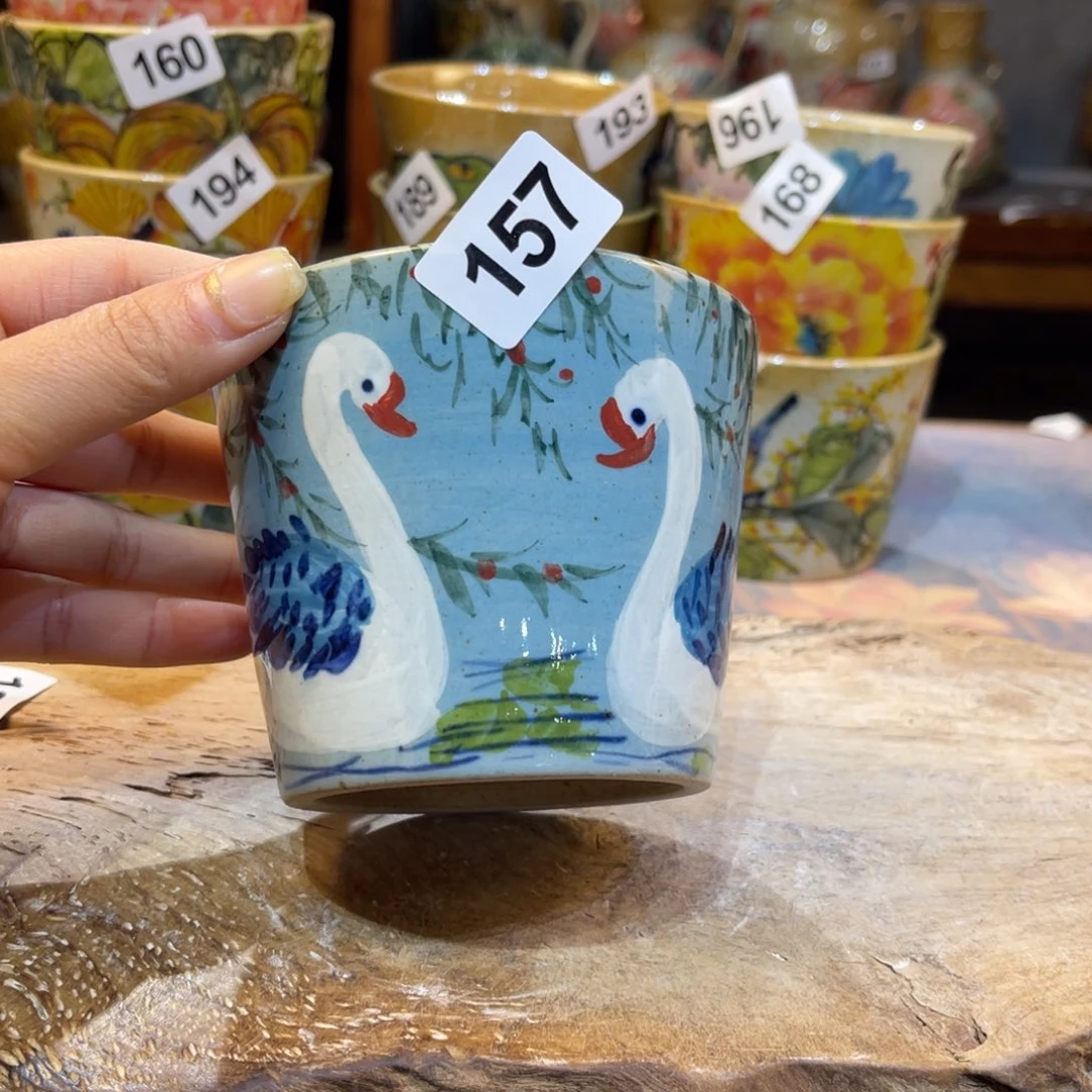 瓷片夏**。景德镇手工制作