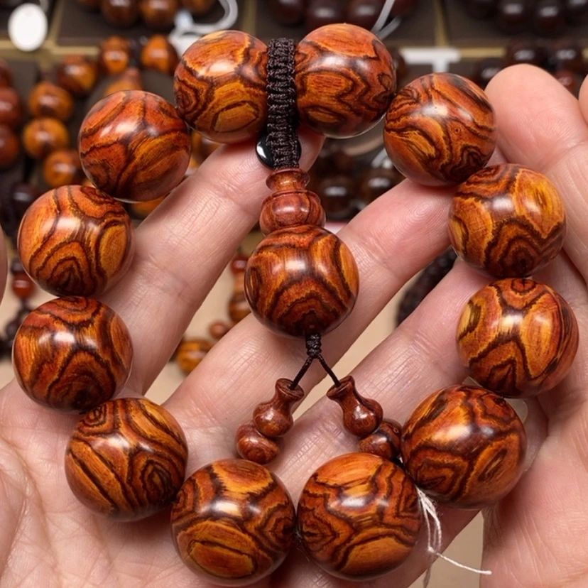 【闪购商品】黄花梨/降香黄檀手串/手链潜*股海南黄花梨2.0鬼脸