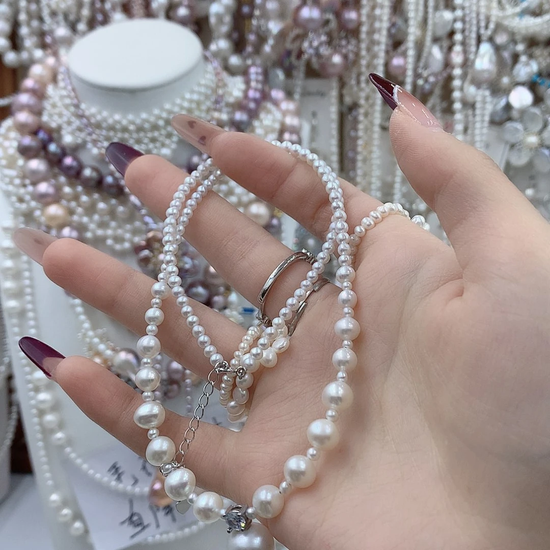 无***仙耳饰淡水珍珠银S925镶嵌