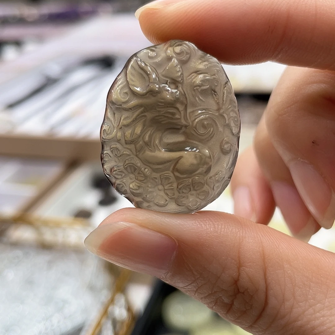 水晶未镶嵌手链茶水晶