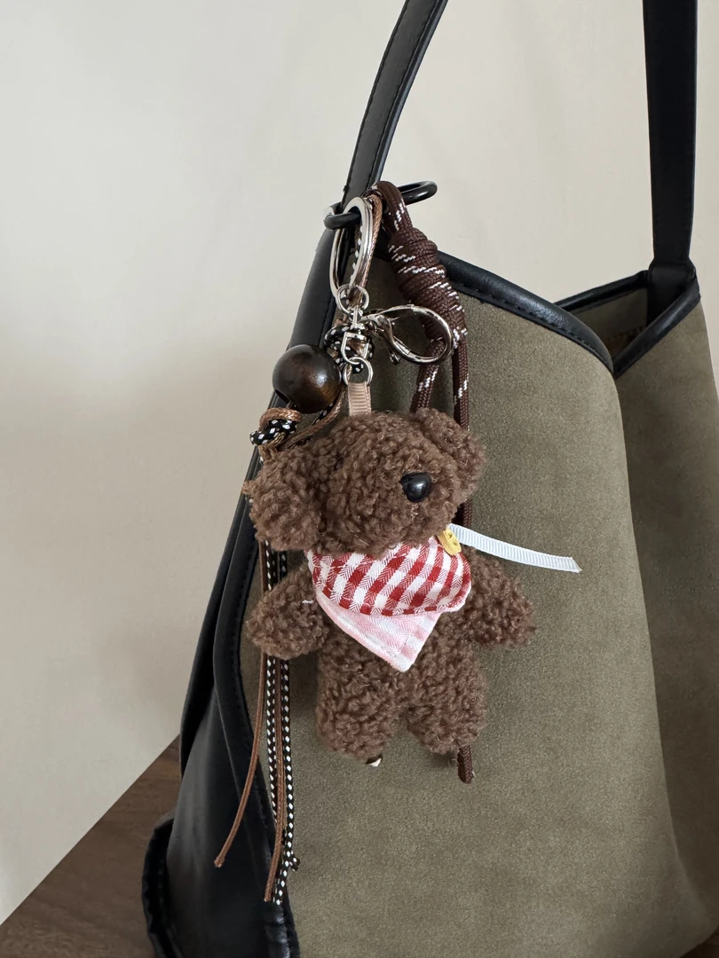 清新风韩式小熊挂件