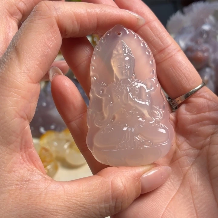 玛瑙/玉髓未镶嵌吊坠(不含链)