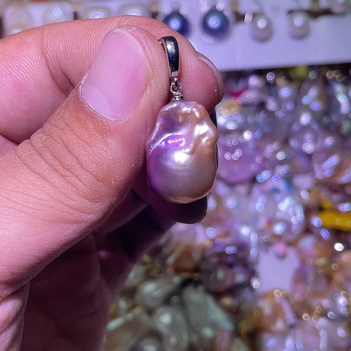 淡水珍珠未镶嵌吊坠(不含链)38