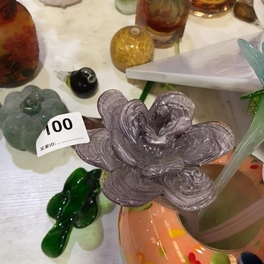 琉璃紫色牡丹花夜光