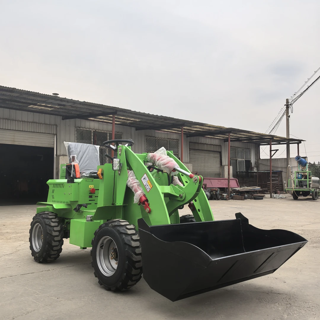 电动小铲车四驱装载机养殖建筑工程酒厂清理垃圾装车好帮手