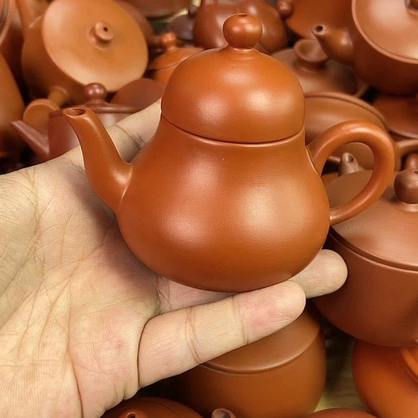 【闪购商品】茶壶朱泥110cc000000000000000