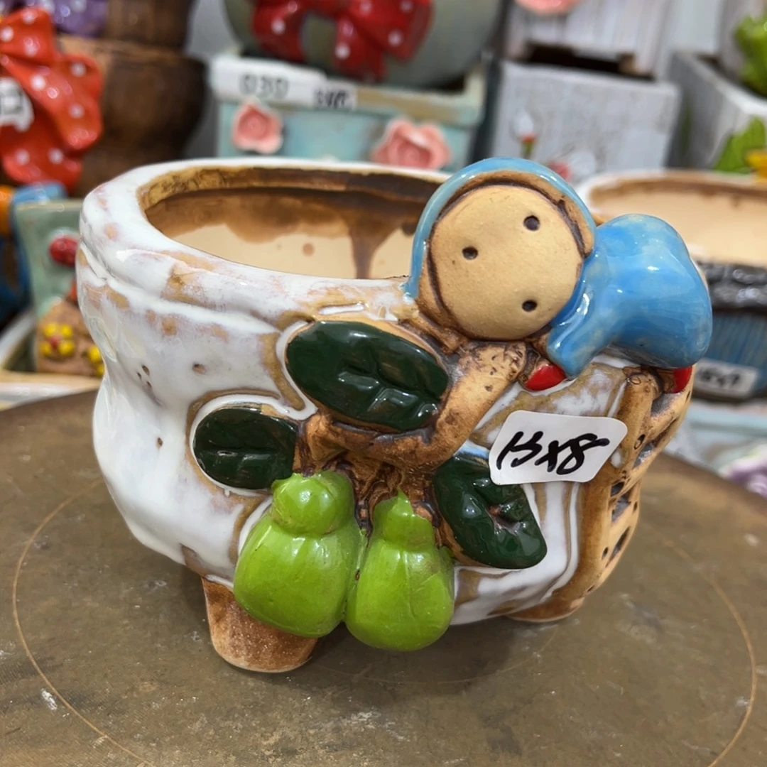 粗陶多肉花盆花盆