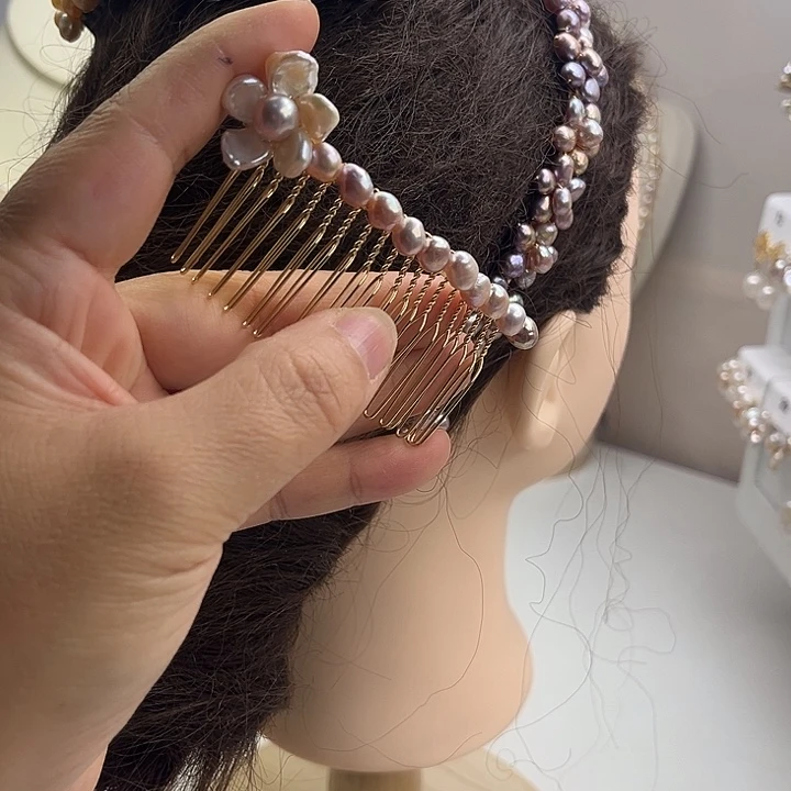 发饰未镶嵌淡水珍珠