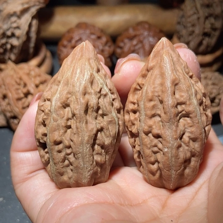 把件文玩核桃东北楸子小雪94