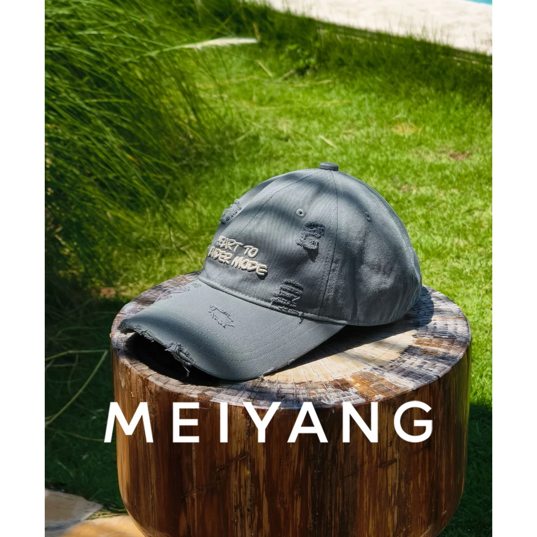 美洋MEIYANG 漫游棒球帽【商场同款】 水洗做旧破洞鸭舌帽
