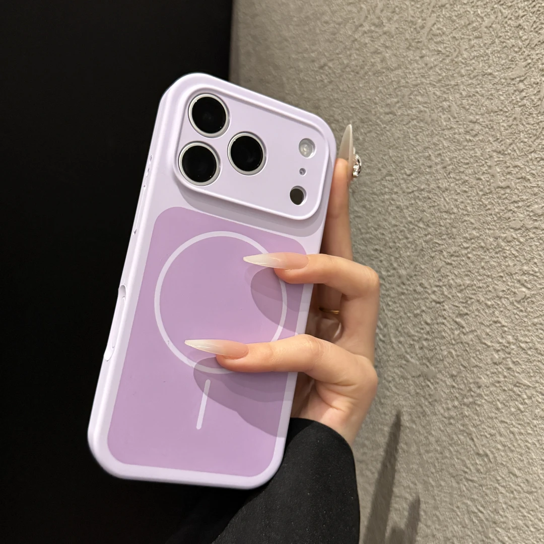 高级磁吸液态适用苹果17promax手机壳个性iPhone16小众15时尚14女