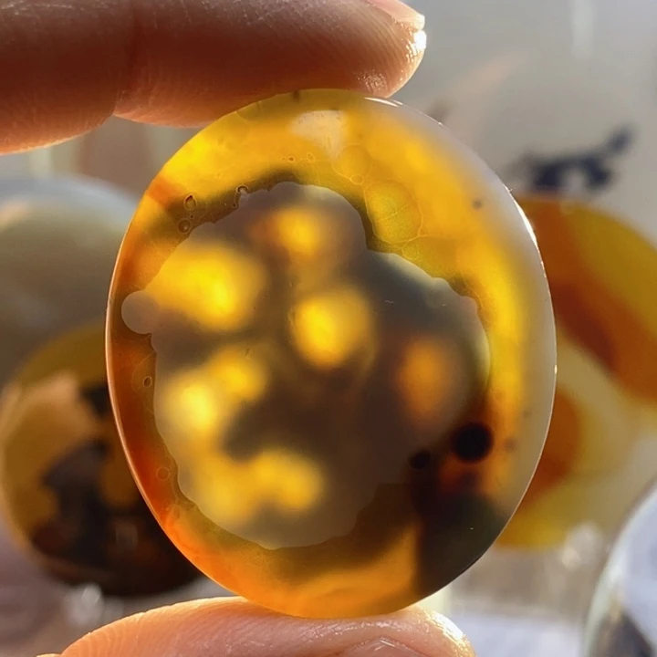 玛瑙/玉髓颈饰未镶嵌蓝****饰