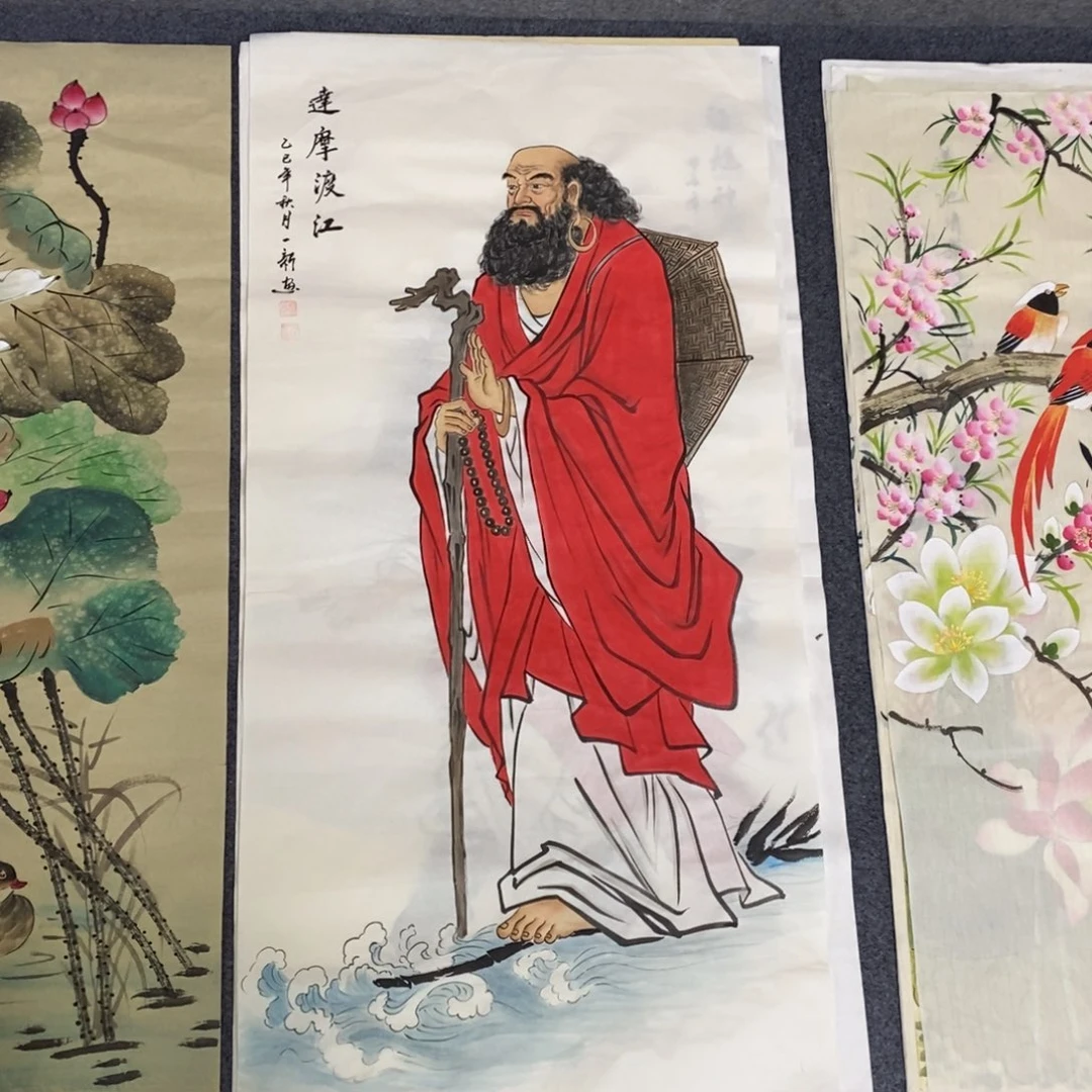 国画尺寸100✖️50三尺手绘画