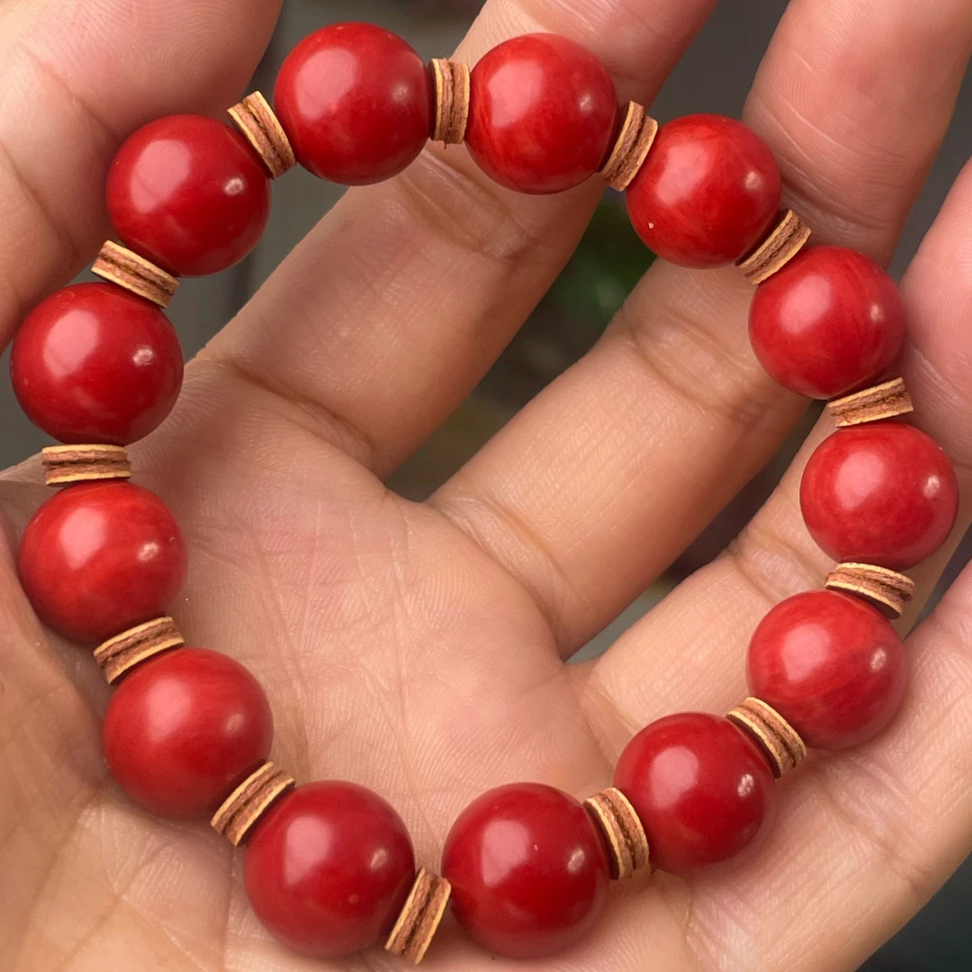 非金属珐琅手链 阿卡 圆珠  手链