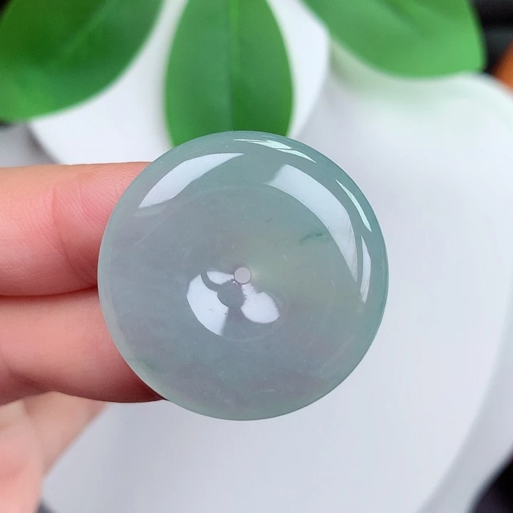 颈饰未镶嵌翡翠平安扣 29x5.4mm
