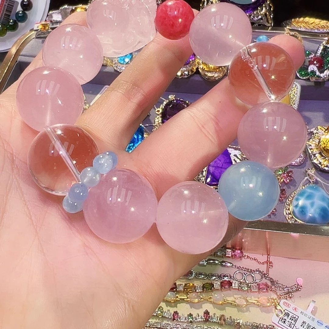 未镶嵌手链水晶小****卜水晶多宝