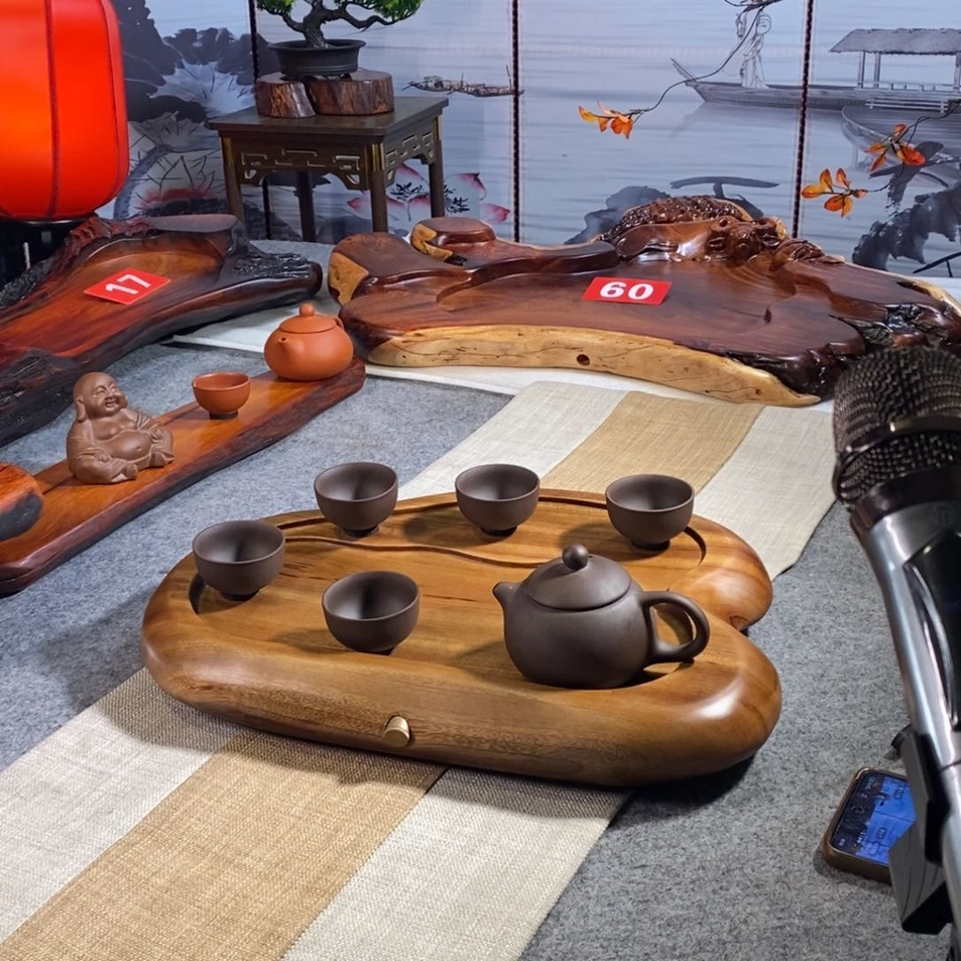 香樟木随行实木茶盘