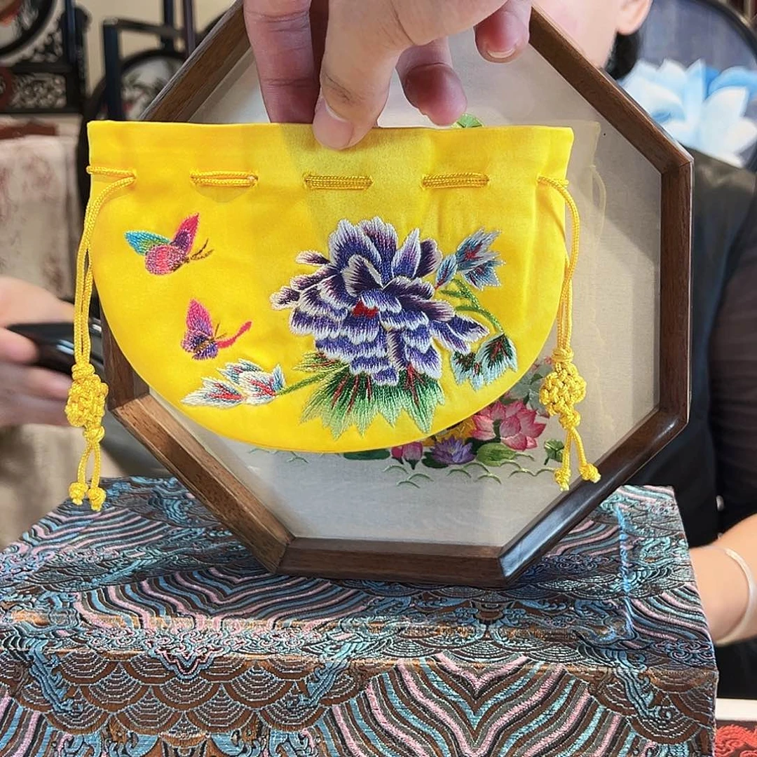 织绣苏绣福袋手工
