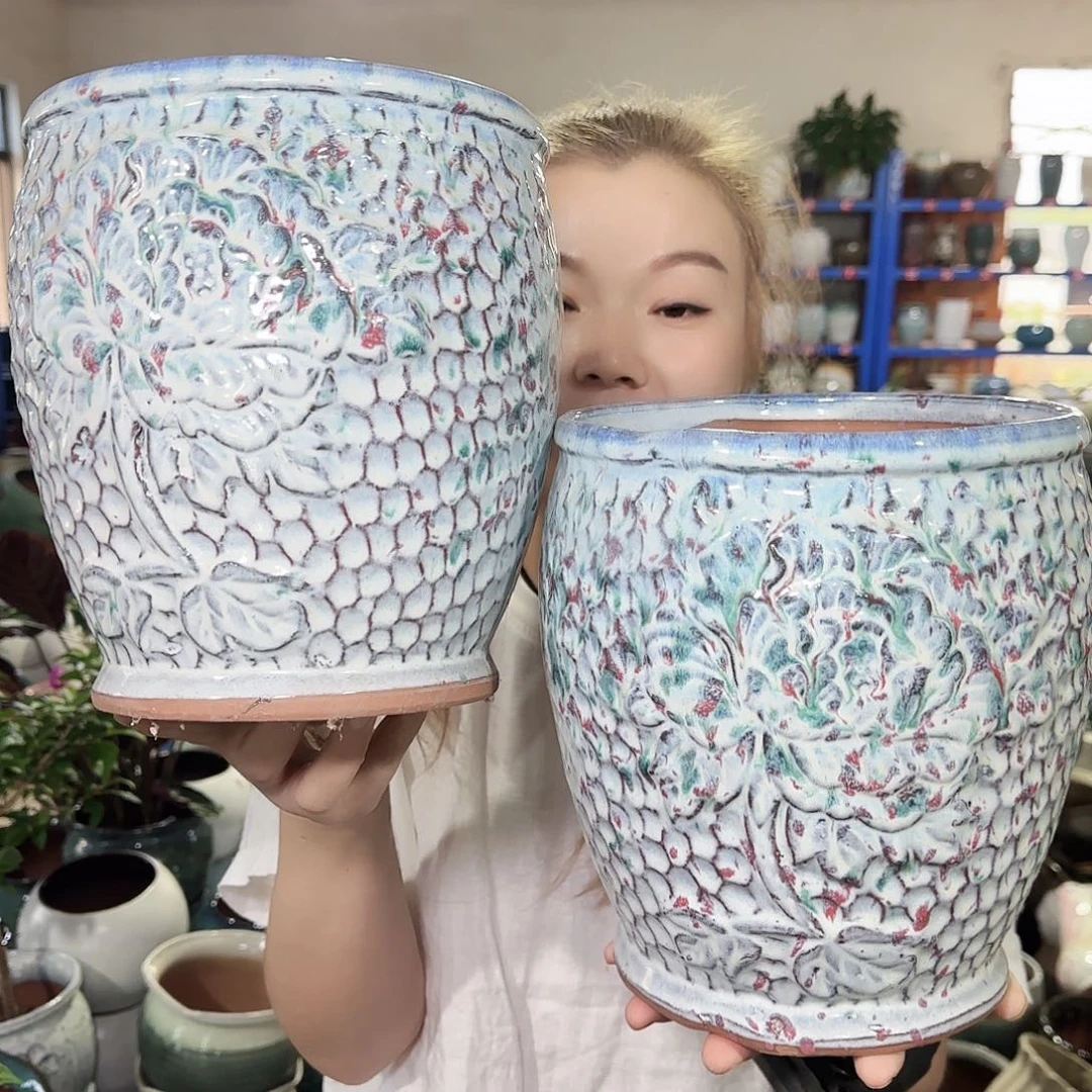 花盆紫砂高22口19