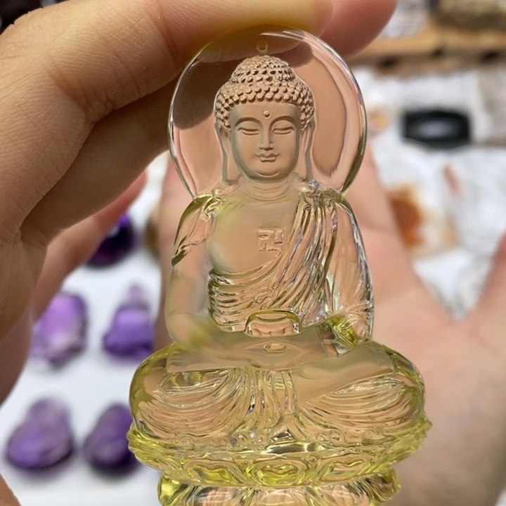 水晶颈饰未镶嵌爱***?定制