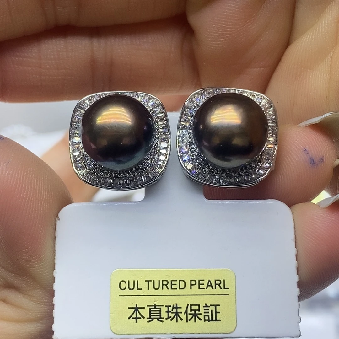 淡水珍珠未镶嵌耳钉