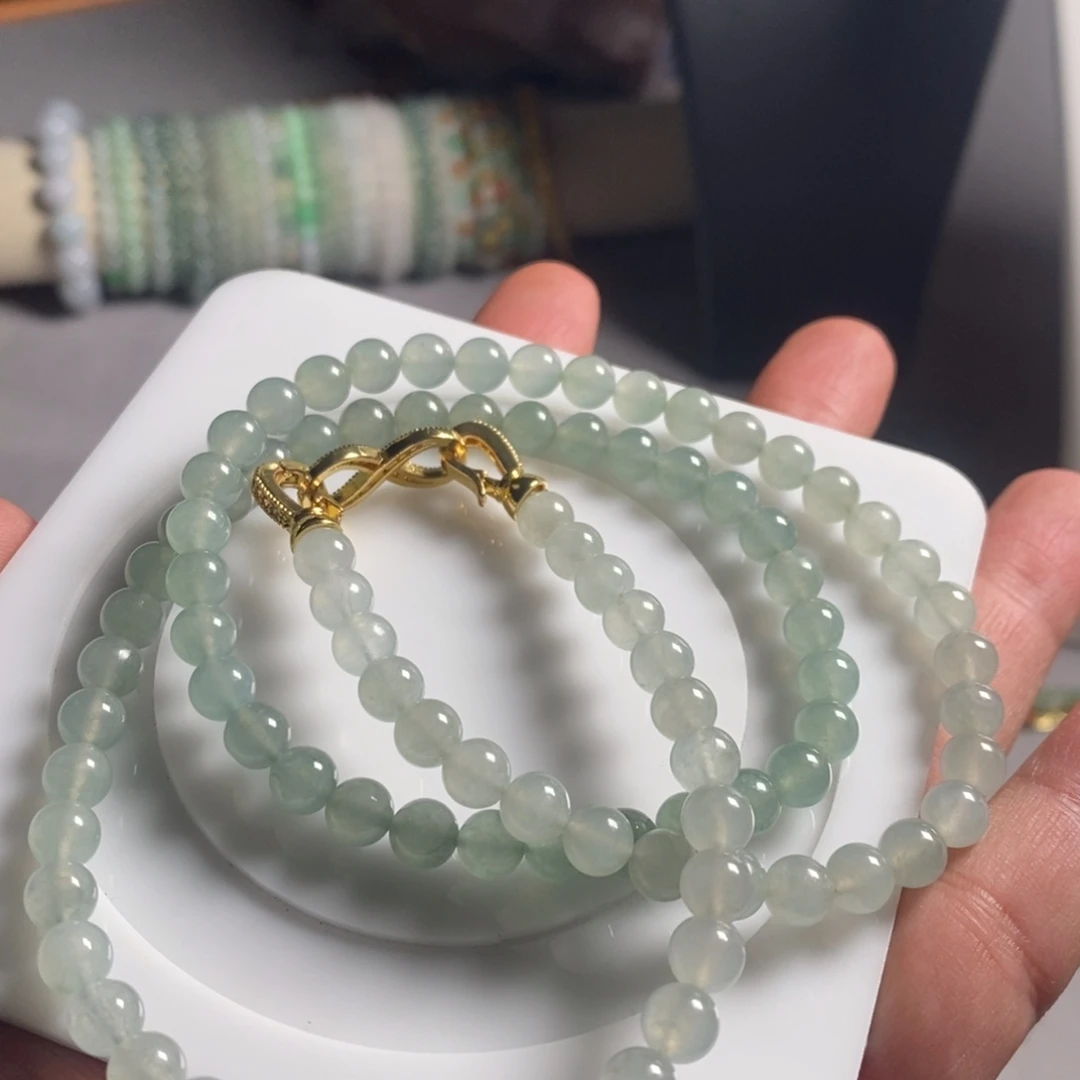 定制翡翠未镶嵌53 缅甸翡翠A货卡6.5