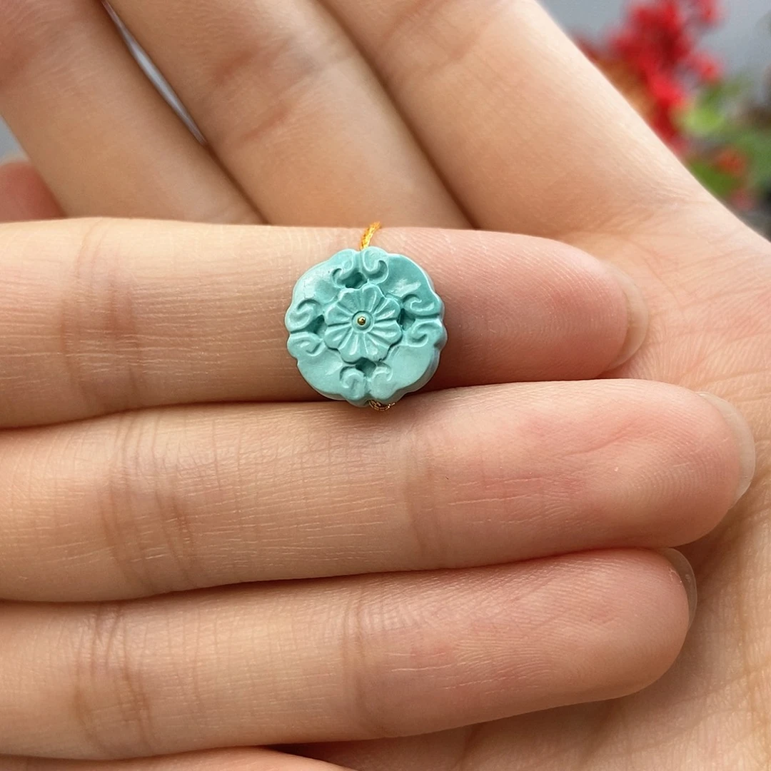 未镶嵌绿松石珠宝奇石