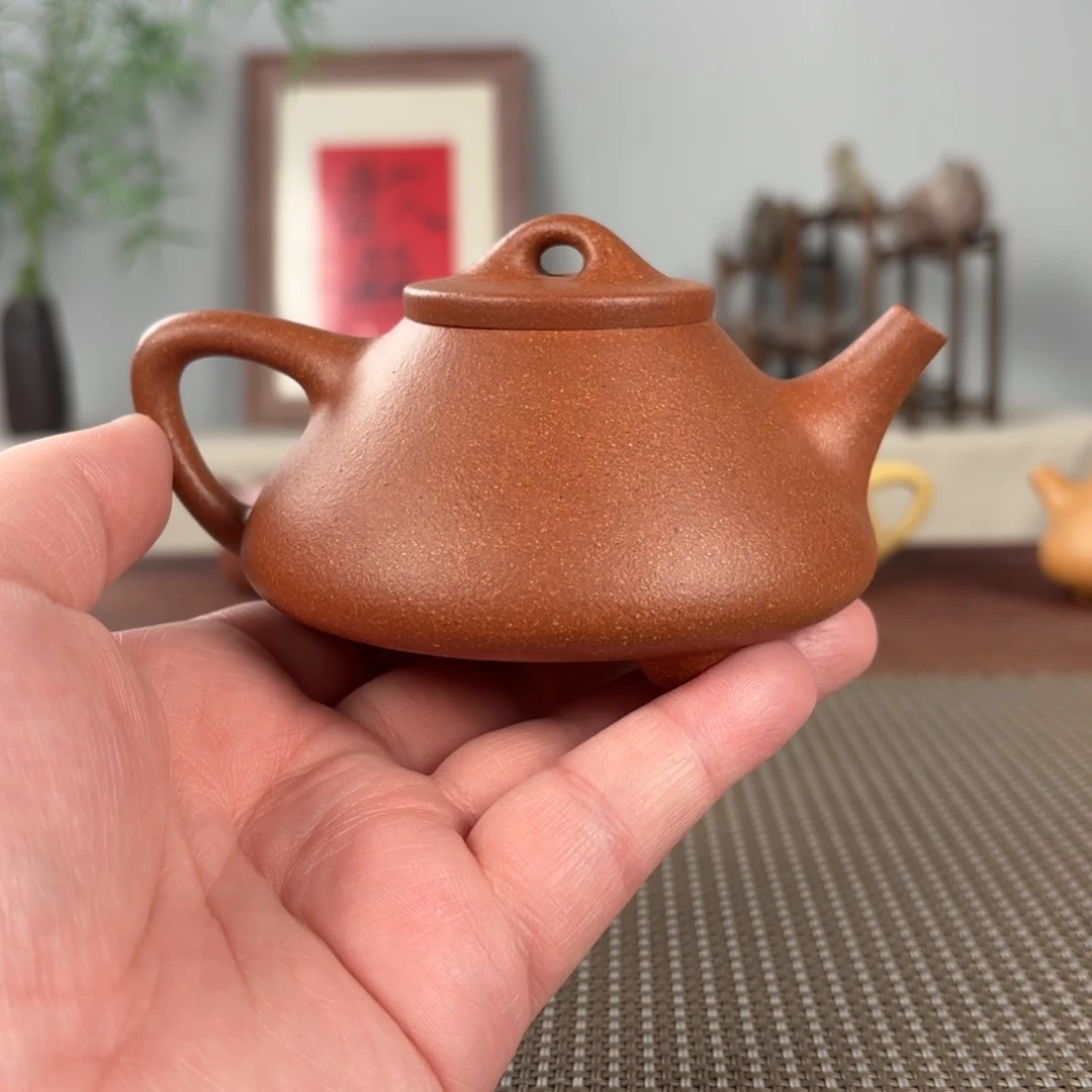 紫砂茶壶微瑕黄龙山原矿紫砂壶