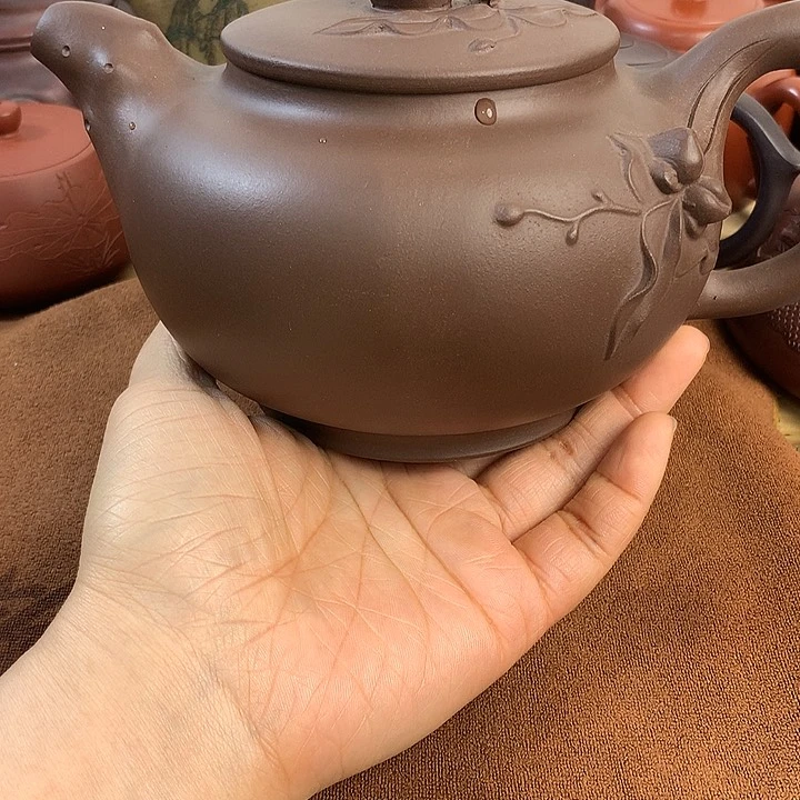 茶壶紫砂紫*紫砂微瑕