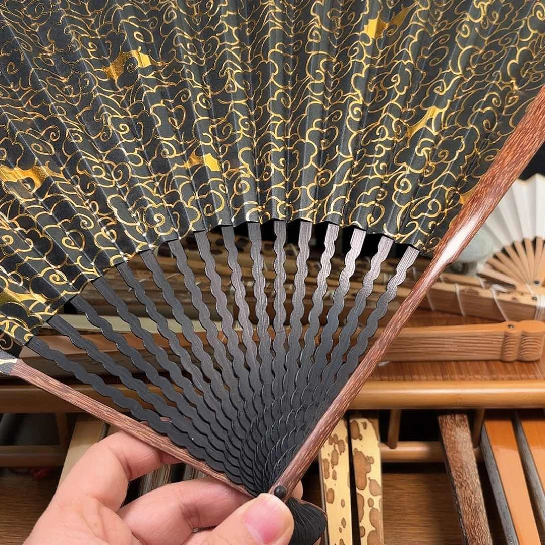 扇子芝麻粽龙鳞祥云金