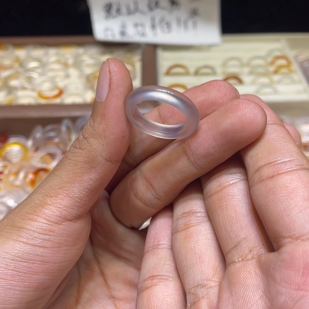 玛瑙/玉髓未镶嵌戒指429号港17