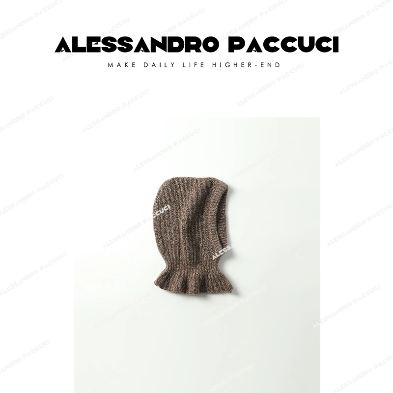 AP洛哥44118AM【绒云之巅】羊绒桑蚕丝针织巴拉发克拉帽2024秋冬