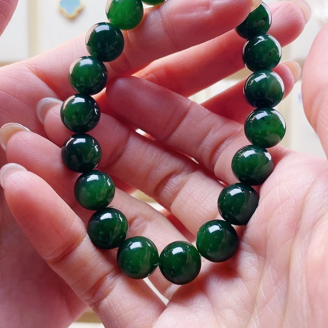 和田玉（碧玉）未镶嵌手串