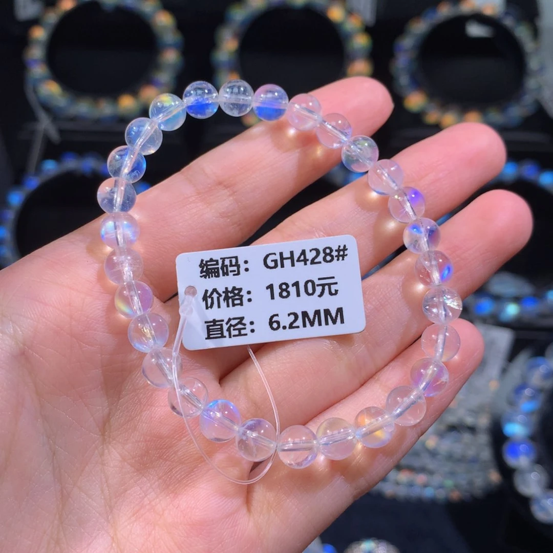 月光石手链未镶嵌西*GH428#6.2mm