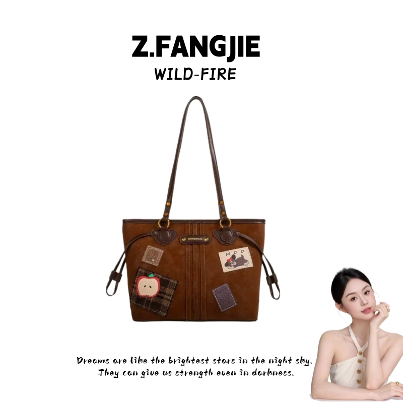 单根托特包单肩包软皮凯莉包棕色腋下通勤设计师