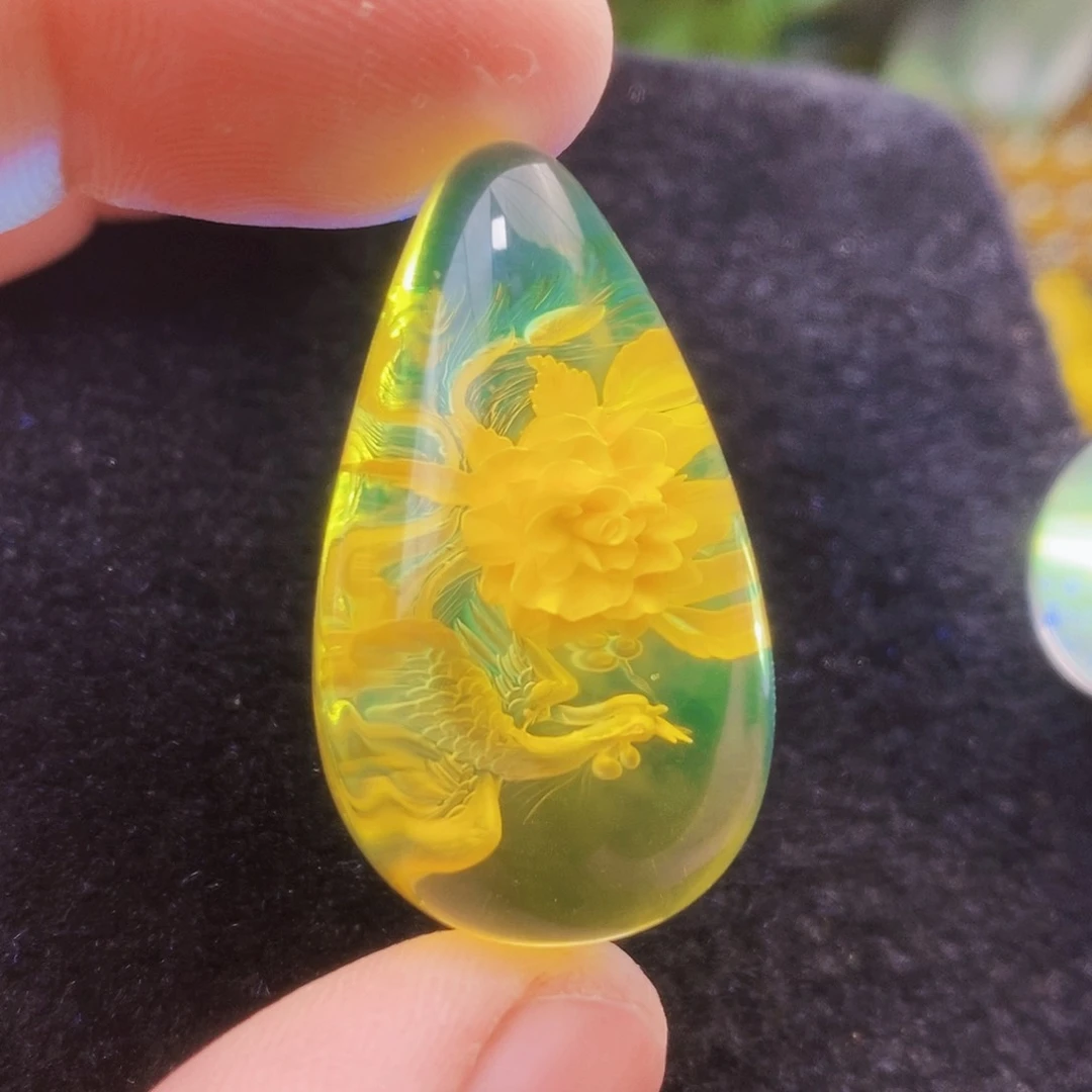 【闪购商品】金珀吊坠(不含链)未镶嵌