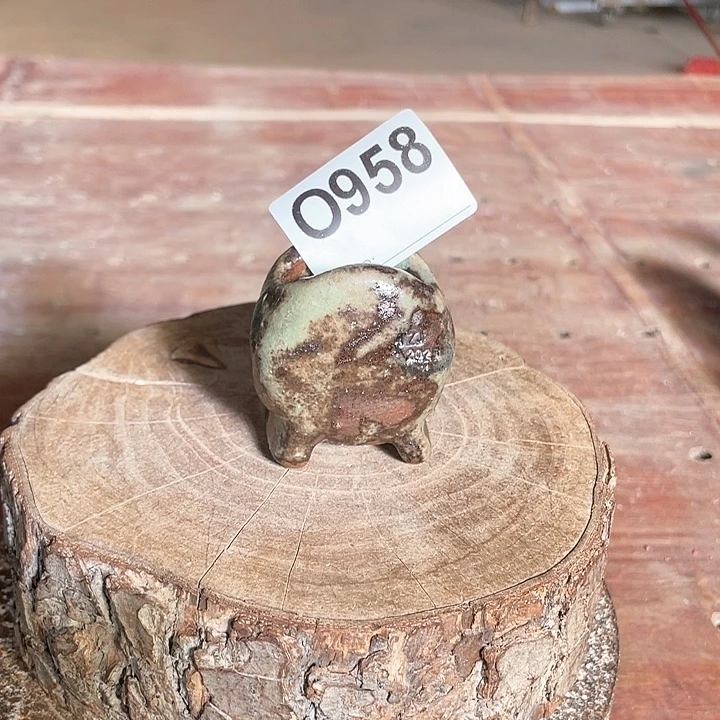 紫砂花盆鼓盆 s 内口3.4x1.8