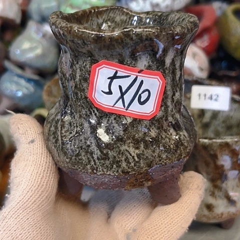 粗陶花盆手工花盆制作