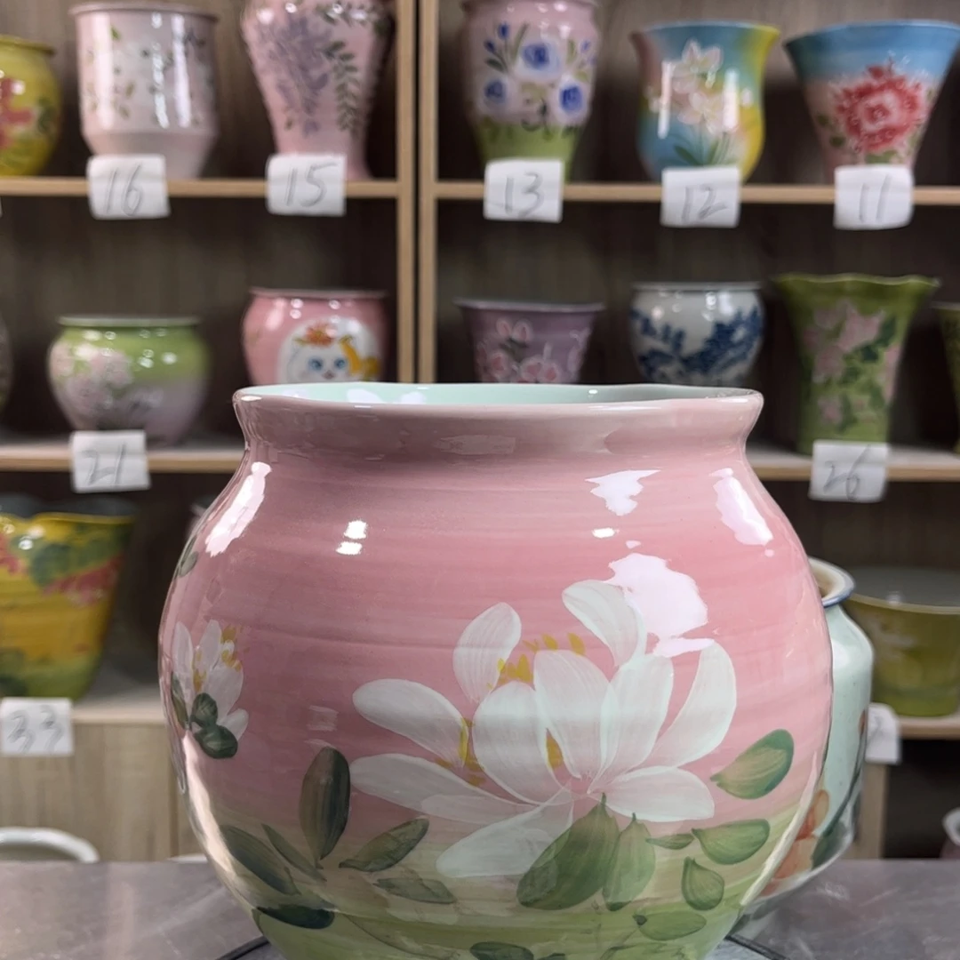 景德镇陶瓷花盆花盆