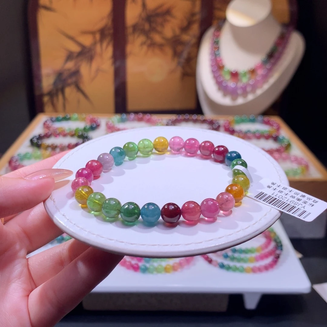 未镶嵌手链碧玺碧玺