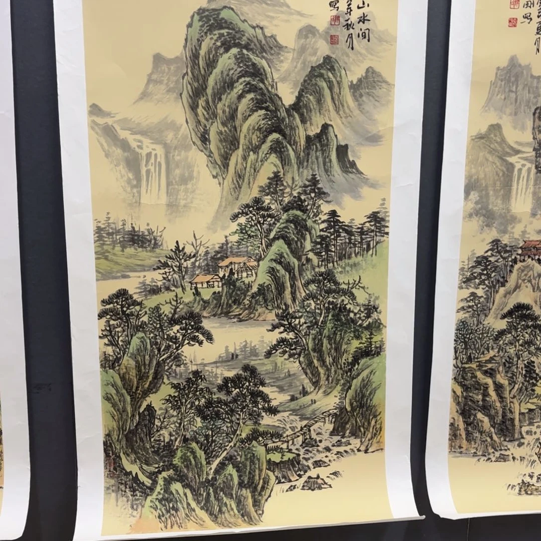 信***国画郭志刚四尺童