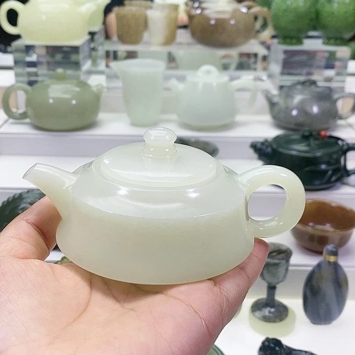未镶嵌和田玉挂件杨*姐茶壶